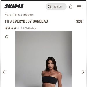 SKIMS fits everybody bandeau